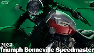 2025 Triumph Bonneville Speedmaster  Classic Style Meets Modern Performance [upl. by Portwine]