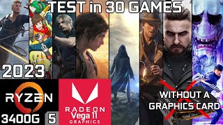 Ryzen 5 3400G Vega 11 amp 16GB RAM  Test in 30 Games PCGamePass [upl. by Fiester668]