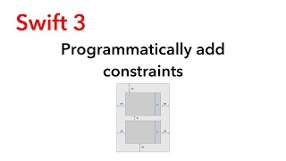 How to Add Constraints quotProgrammaticallyquot add button programmatically Swift 3  Xcode8 [upl. by Rasaec275]