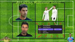 FM24 Player Roles Part 7  Attacking Midfielder roles and combinations AM AP SS Treq Enganche [upl. by Kerwinn546]