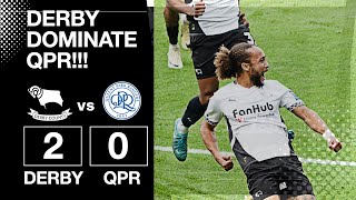 DERBY COUNTY SEND QPR PACKING AFTER INCREDIBLE PERFORMANCE [upl. by Sheply]