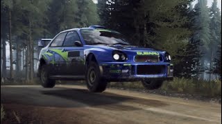 DiRT Rally 20  Subaru Impreza 2001  100 AI gets obliterated [upl. by Sacha117]