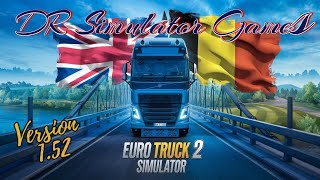 ETS2 152  From Dover to Brussels Adventure on Wheels and Ferry in Euro Truck Simulator 2 🚛⛴️ [upl. by Assirem]