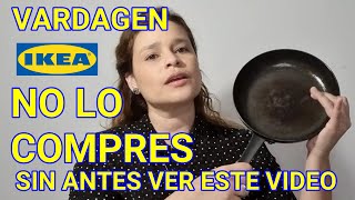 Unboxing VARDAGEN IKEA Carbón steel pan lo que debes saber antes de comprarlo [upl. by Garcon]