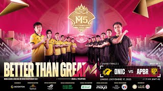 LIVE  GRAND FINALS  M5 World Championship  PH [upl. by Emya]