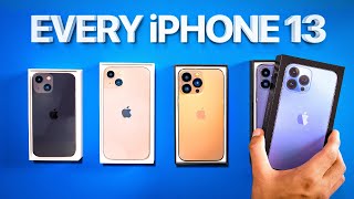 iPhone 13 Unboxing  Are they ACTUALLY Good [upl. by Januarius]