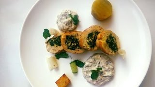 Plating Technique  Chicken Roulade [upl. by Kling]