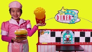 Jannie Pretend Play with Diner Toy Set [upl. by Raskind]