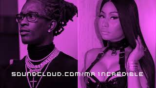 Young Thug ft Nicki Minaj  Anybody Chopped and Screwed [upl. by Ydwor409]