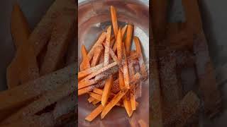 Perfect Air Fryer Sweet Potato Fries airfryerrecipes [upl. by Arraeis598]