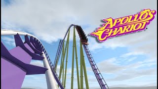 Apollos Chariot Busch Gardens Williamsburg WIP Recreation No Limits 2 [upl. by Elleira]