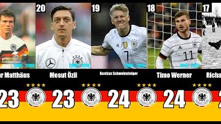 Germany National Football Team  All Time Top Goalscorers  Deutschlands AllzeitRekordtorschützen [upl. by Anoif]