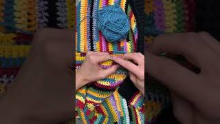 Szydełkowanie kolorowego swetra Crochet colorful sweater [upl. by Anij]