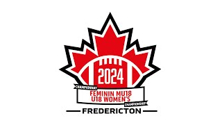 2024 Football Canada Women’s U18 Nationals 🏈 QF Alberta v Quebec July 22 2024 [upl. by Gilleod]