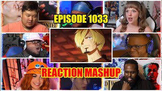 ONE PIECE EPISODE 1033 REACTION MASHUP  ワンピース [upl. by Akirahc]