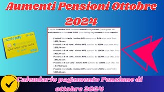 🎉 Pensioni Ottobre 2024 Aumenti Incredibili Inps Scopri Se Sei Coinvoltoquot [upl. by Eilatan]