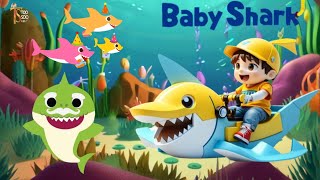 baby Shark Doo doo doo song ।। lyrics song baby shark Toddler songsbabyshark [upl. by Odraude947]