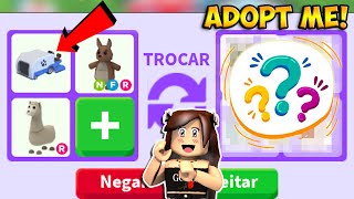 TROCAS NO ADOPT ME NOVO VEÍCULO ZAMBONI CANGURU NEON LHAMA Nova Atualização ROBLOX [upl. by Massab]