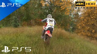 PS5 MXGP 2021 Enduro Looks INSANE  Ultra High Realistic Graphics 4K HDR 60fps [upl. by Neilla]