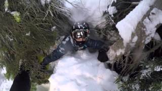 Father Rescues Son from Tree Well [upl. by Nnaitsirk]