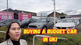 BUYING A BUDGET CAR IN UK budget car uk [upl. by Aicenet]