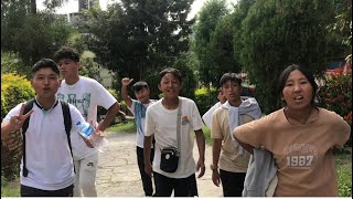 Short hiking with students Namgyal secondary school tibetanvlogger [upl. by Cath]