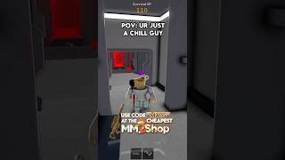 POV Ur just a chill guy  mm2 murdermystery2 roblox fyp chillguy shorts [upl. by Babette]