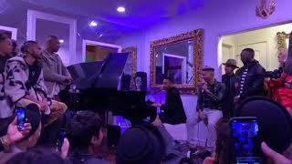 Durand Bernarr sings a Medley of FNF Sorry amp The Way at Taco Tuesday [upl. by Otit]