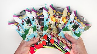 Opening 8 Pokemon Paldea Evolved Sleeved Boosters [upl. by Oswin921]