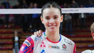 VITA AKIMOVA Top Scorer amp MVP in Chieri  Novara  Lega Volley Femminile 202324 [upl. by Nyrhtak326]