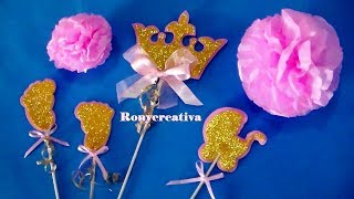 Cómo hacer decoración para Baby Shower  Ronycreativa manualidades [upl. by Essile125]