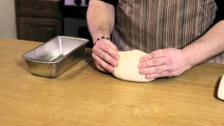 Loaf How to Shape Dough for a Loaf Pan [upl. by Boaten]