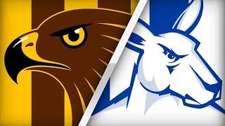 Round 21 2017  North Melbourne v Hawthorn highlights [upl. by Auberta]