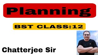 2 Planning  BST Class 12  NCERT BOOK SESSION 202425 [upl. by Ahsakat]