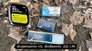 Subsonic 22 LR Ammo  How much Quieter [upl. by Nanreit]