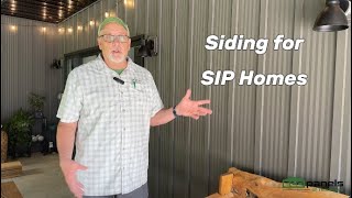 Siding for SIP Homes  EcoPanels of Tennessee [upl. by Ramso]