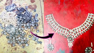 MAKING SILVER NECKLACE FOR EASYDESIGN BY PAKJEWELLERYWORKSHOP [upl. by Strain]