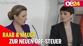 Raab amp Mauer zur neuen ORFSteuer [upl. by Sophronia]