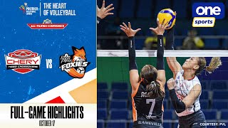 Chery Tiggo vs Farm Fresh highlights  2023 PVL Invitational Conference  Oct 17 2023 [upl. by Leraj416]