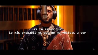 Anuel AA Nunca quiero odiarte Letra [upl. by Odama]