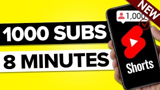 How To Get 1000 Subscribers on YouTube in 10 Minutes 2024 Update [upl. by Gonagle]