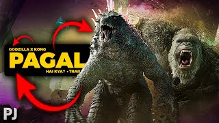 Pagalpan WTF Gulabi Godzilla amp Baby Kong 🤣 ⋮ GODZILLS X KONG A NEW EMPIRE TRAILER [upl. by Harrow309]