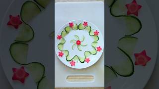 super how to make salad easy salad vegetablecarving carving cuttingskills shortstrending art [upl. by Subir]