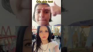 Oily skin test you try this [upl. by Phio]