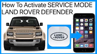 How To Put Your Land Rover Defender L663 into SERVICE MODE using INCONTROL Phone App [upl. by Reerg]