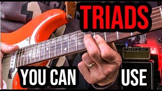 Super Simple Slow Triad Lesson That Anyone Can Understand 123 Strings Set [upl. by Jonina]