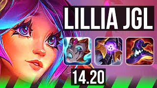 LILLIA vs VOLIBEAR JGL  1328 800 games Comeback  EUNE Diamond  1420 [upl. by Anabahs]