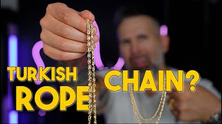 Turkish Rope Chain  Never Before Seen Jewelry [upl. by Netsrak]