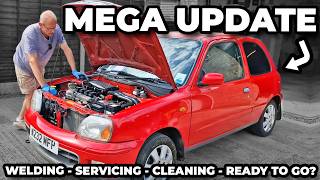 MEGA MICRA UPDATE  Project K11 Micra Coming Along Nicely  Welding Complete amp More Repairs [upl. by Fatima169]