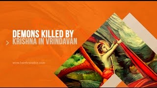 Demons killed by Krishna in Vrindavan [upl. by Selim]